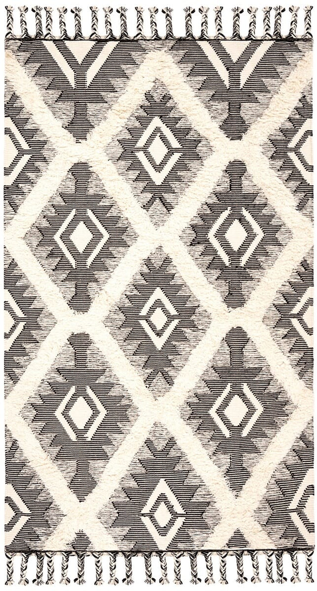 Safavieh Kenya Kny910H Black / Ivory Rugs - Safavieh - kny910h - 3
