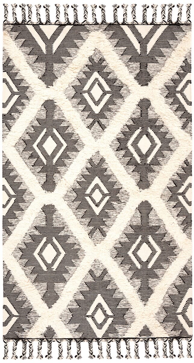 Safavieh Kenya Kny910H Black / Ivory Rugs - Safavieh - kny910h - 3