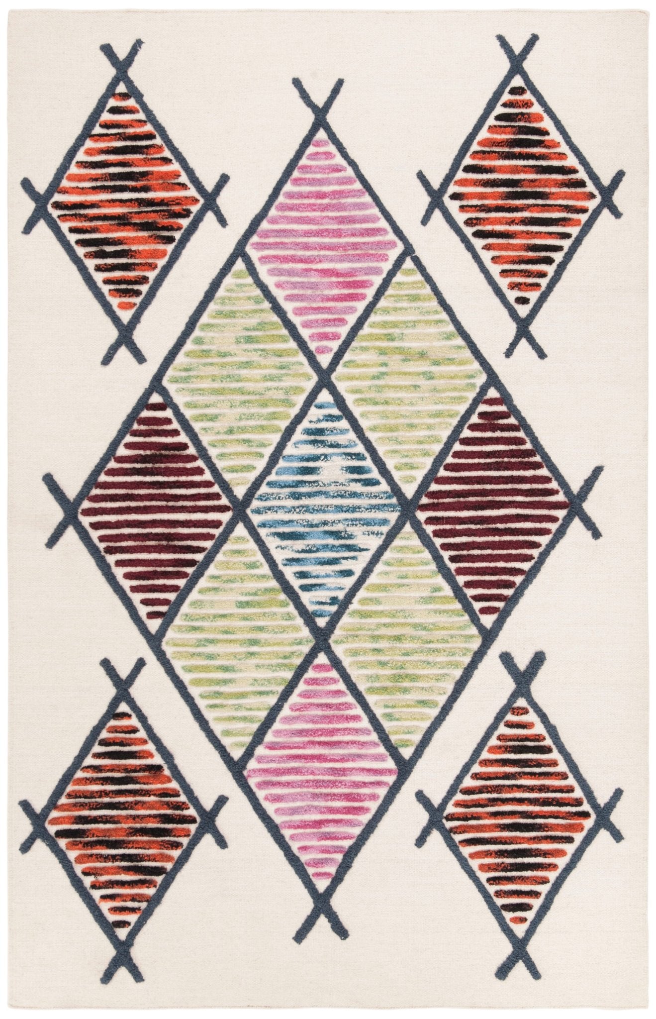 Safavieh Kenya Kny911A Ivory/Multi Rugs - Safavieh - kny911a - 6