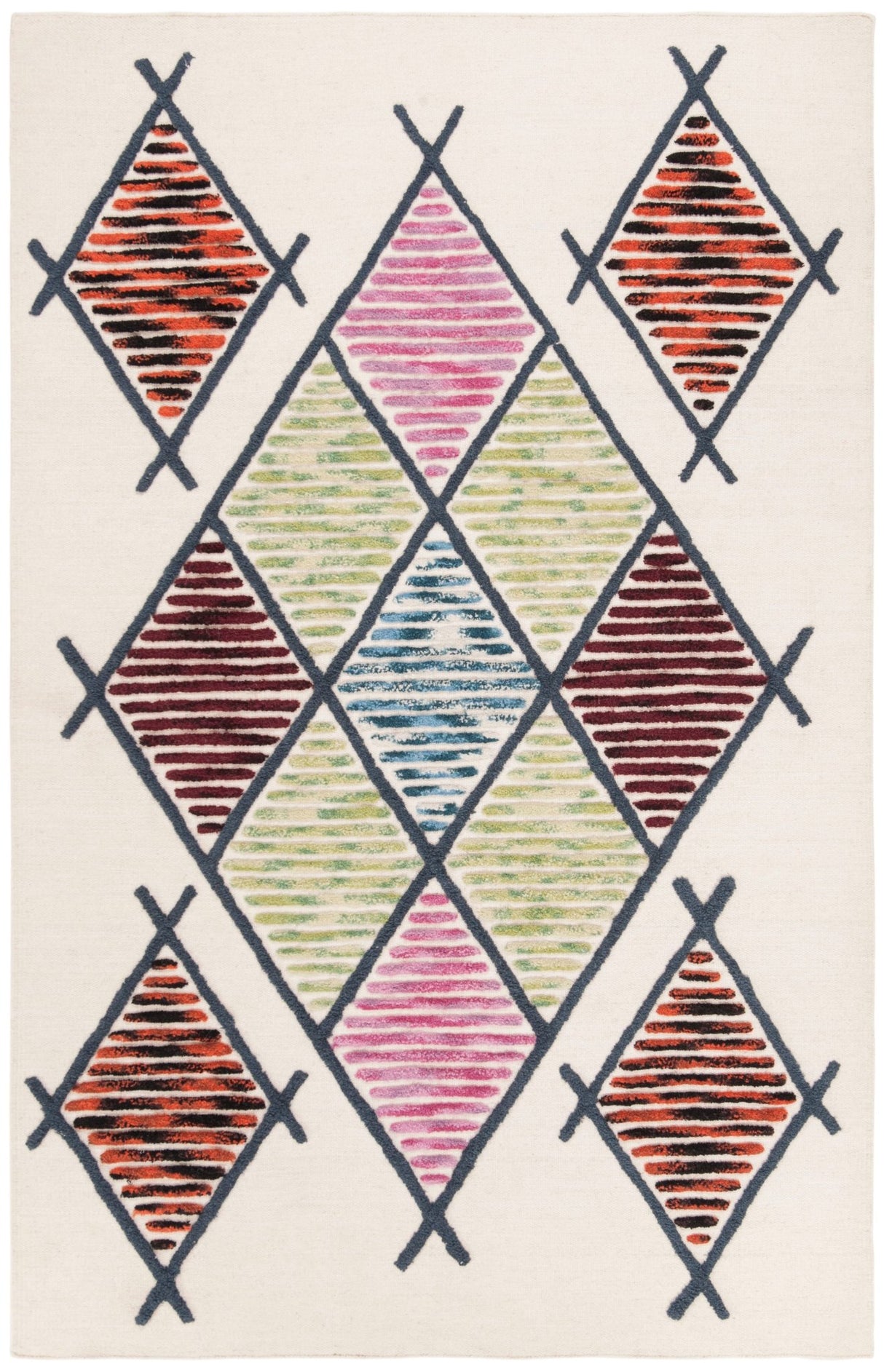 Safavieh Kenya Kny911A Ivory/Multi Rugs - Safavieh - kny911a - 6