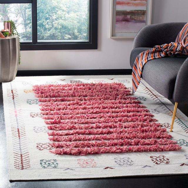 Safavieh Kenya Kny912U Ivory/Pink Rug - Safavieh - kny912u - 6
