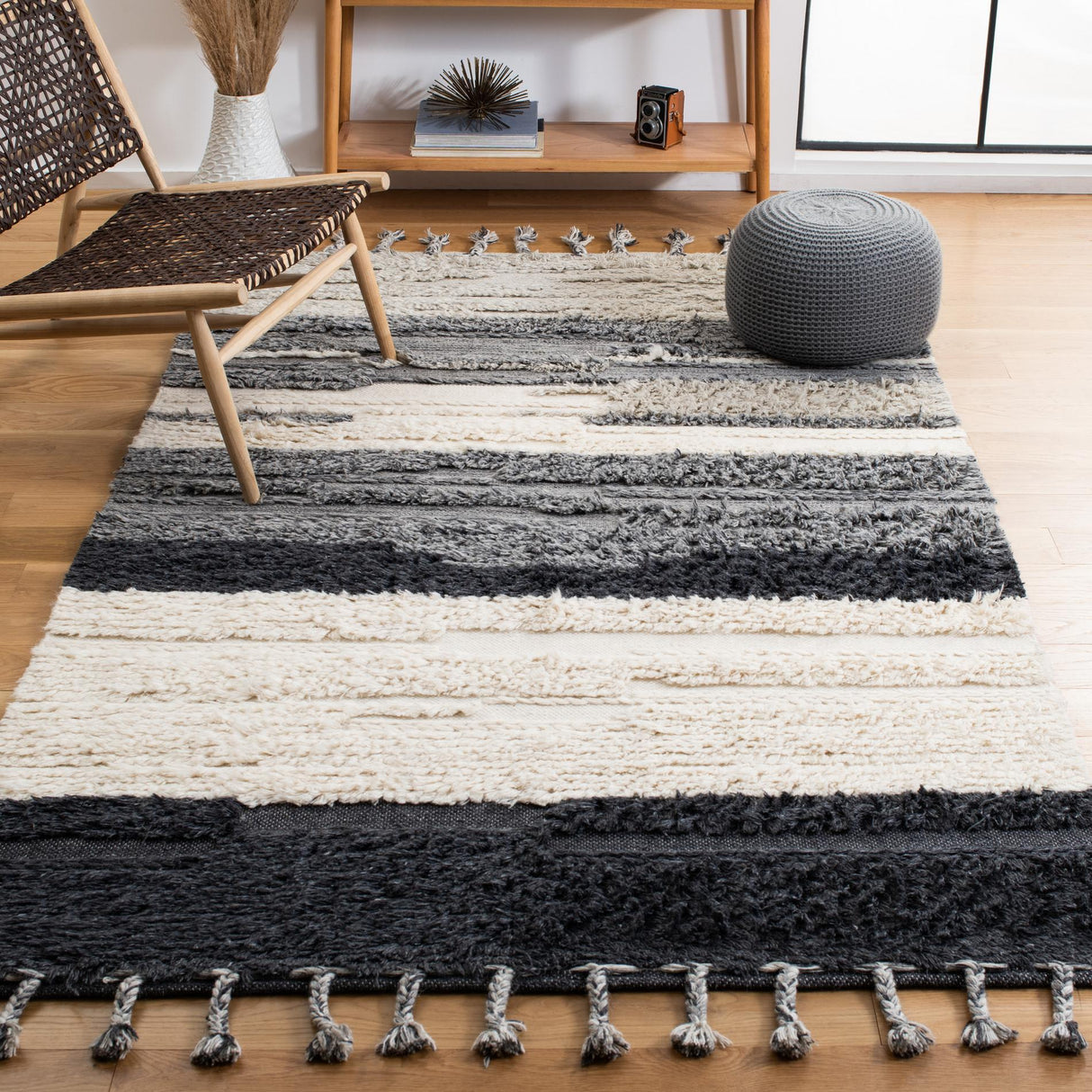 Safavieh Kenya Kny955A Ivory/Grey Rugs - Safavieh - kny955a - 3
