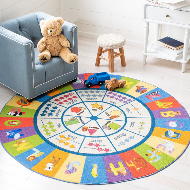 Safavieh Kids Playhouse Kph225A Beige/Blue Rugs - Safavieh - kph225a - 5r