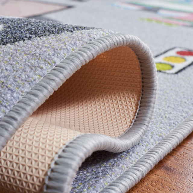 Safavieh Kids Playhouse Kph226A Grey/Pink Rugs - Safavieh - kph226a - 3