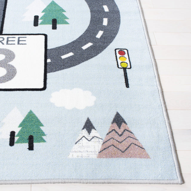 Safavieh Kids Playhouse Kph226F Grey/Blue Rugs - Safavieh - kph226f - 5r