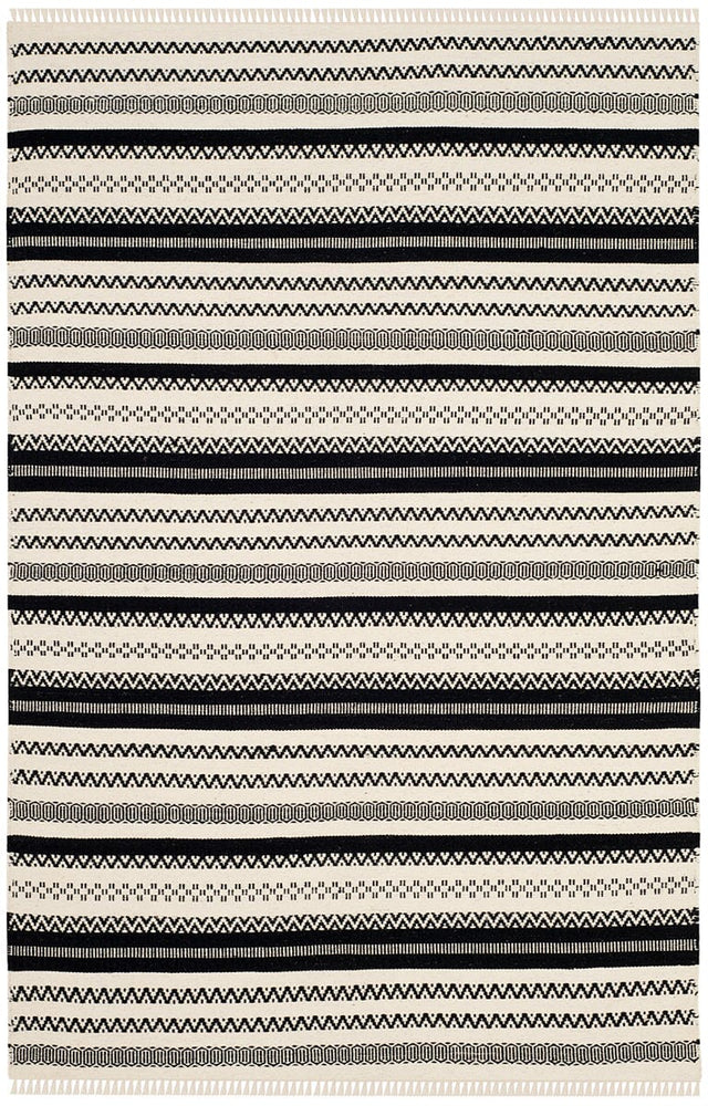 Safavieh Kilim Klm101C Ivory / Black Rugs - Safavieh - klm101c - 4