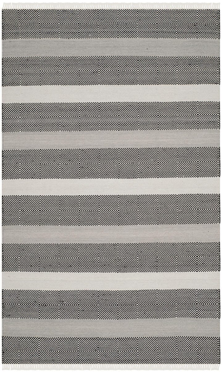 Safavieh Kilim Klm103A Grey / Black Rugs - Safavieh - klm103a - 4