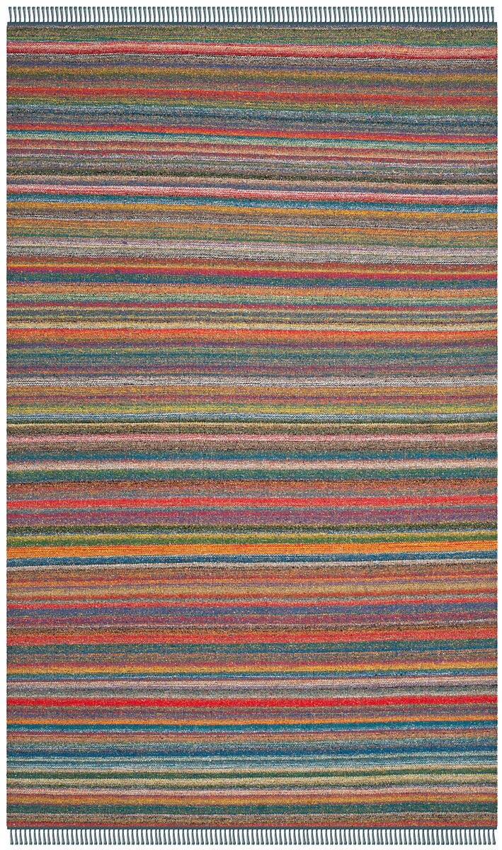 Safavieh Kilim Klm108B Blue / Orange Rugs - Safavieh - klm108b - 4