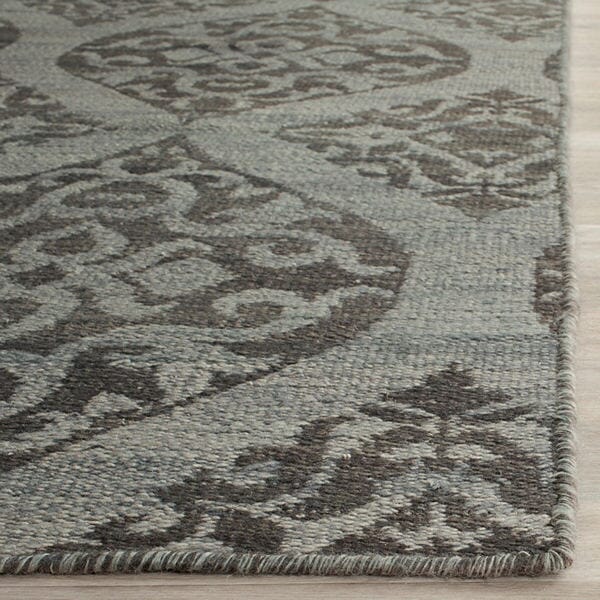 Safavieh Kilim Klm224A Grey / Dark Grey Rugs - Safavieh - klm224a - 4