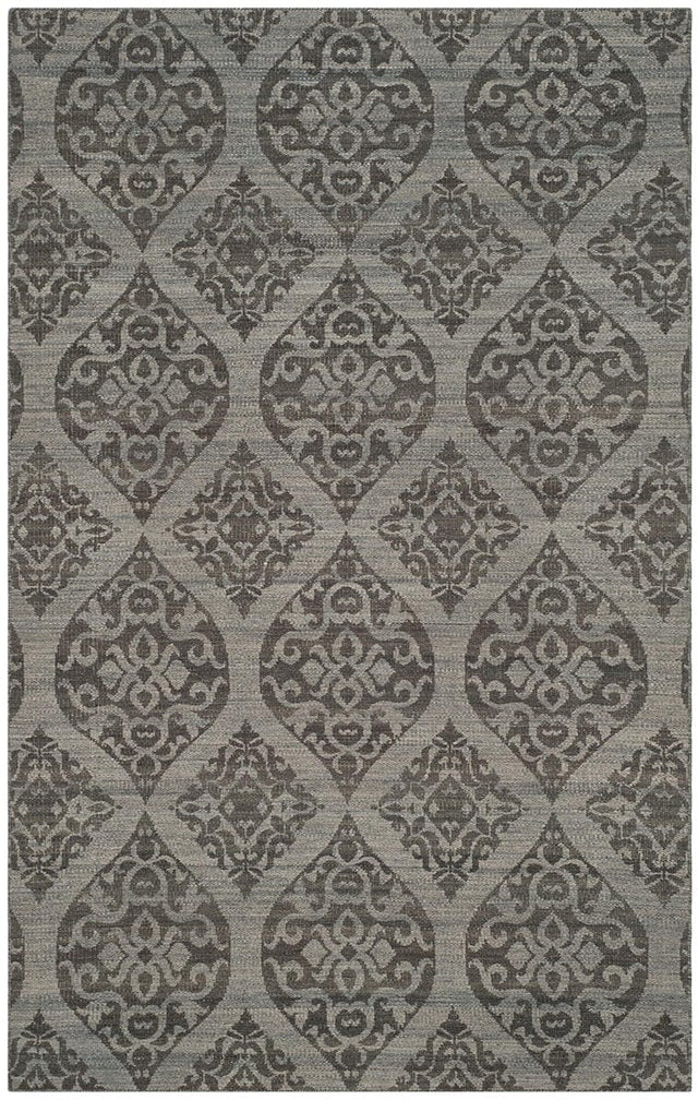 Safavieh Kilim Klm224A Grey / Dark Grey Rugs - Safavieh - klm224a - 4