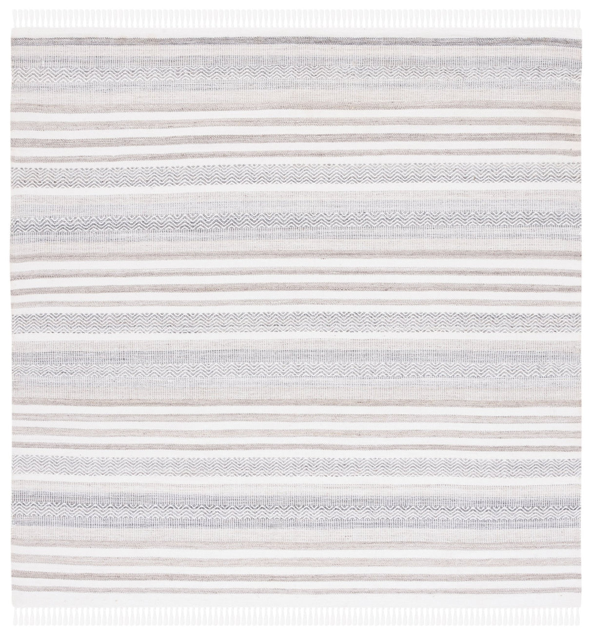 Safavieh Kilim Klm275H Ivory/Charcoal Rug - Safavieh - klm275h - 6sq