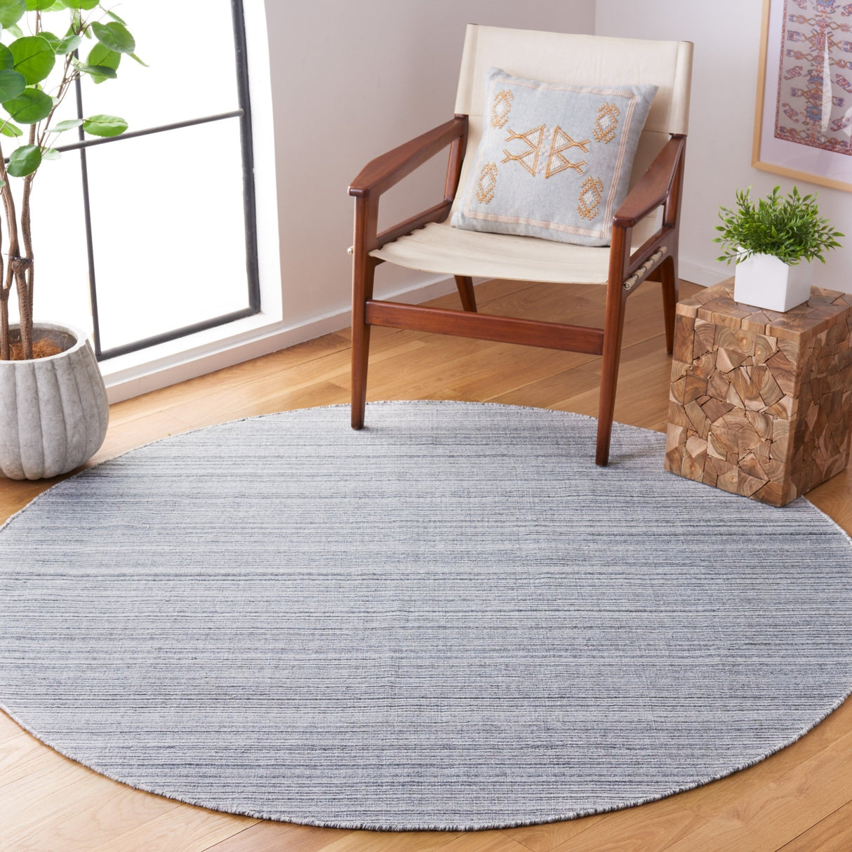 Safavieh Kilim Klm304G Dark Grey Rug - Safavieh - klm304g - 6r