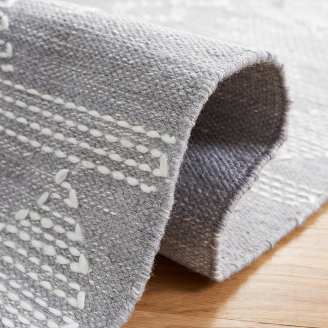 Safavieh Kilim Klm307F Grey/Ivory Rug - Safavieh - klm307f - 3