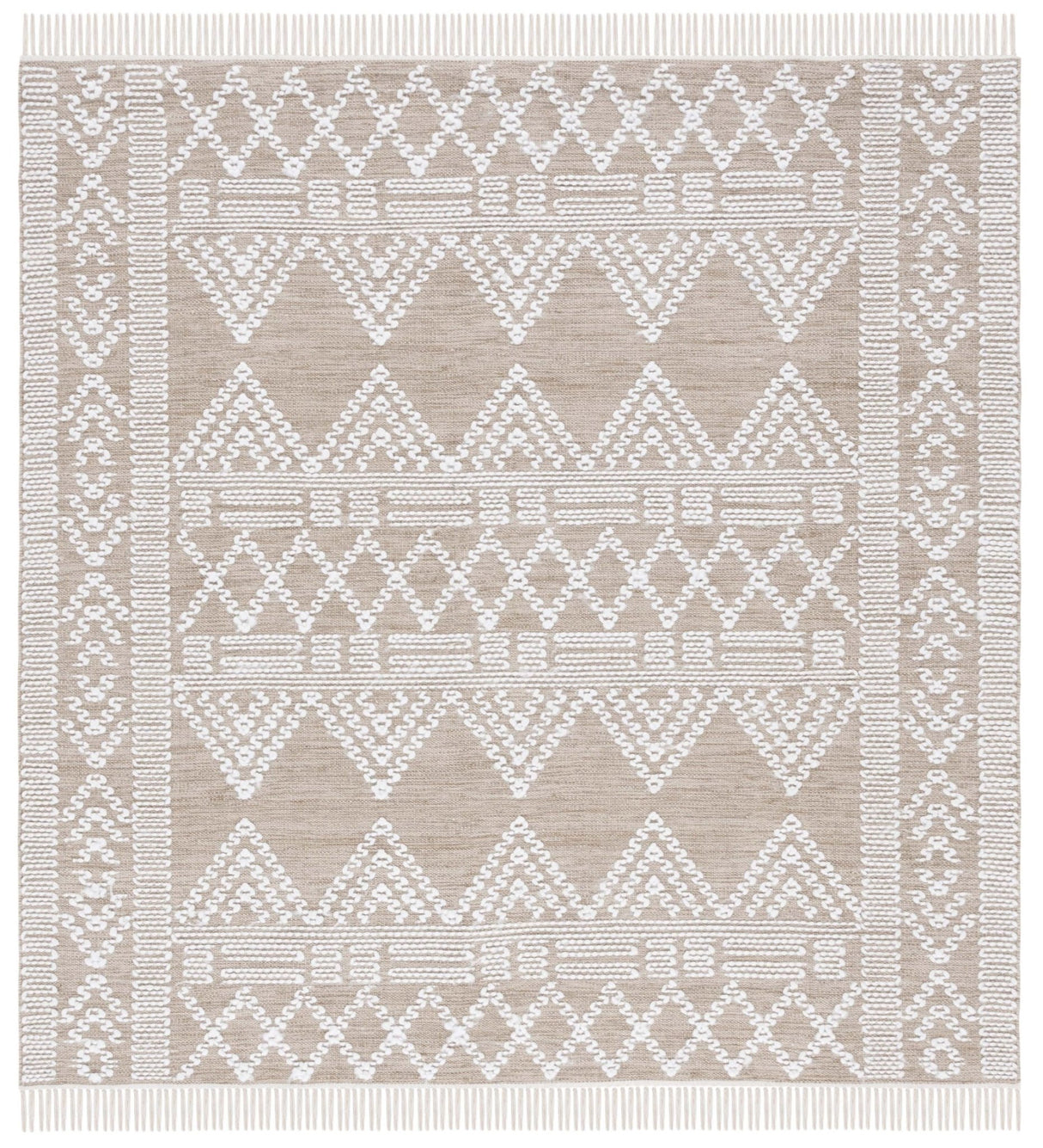 Safavieh Kilim Klm308B Beige/Ivory Rug - Safavieh - klm308b - 6sq