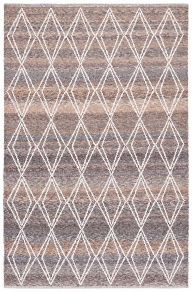 Safavieh Kilim Klm327T Brown/Grey Rug - Safavieh - klm327t - 3