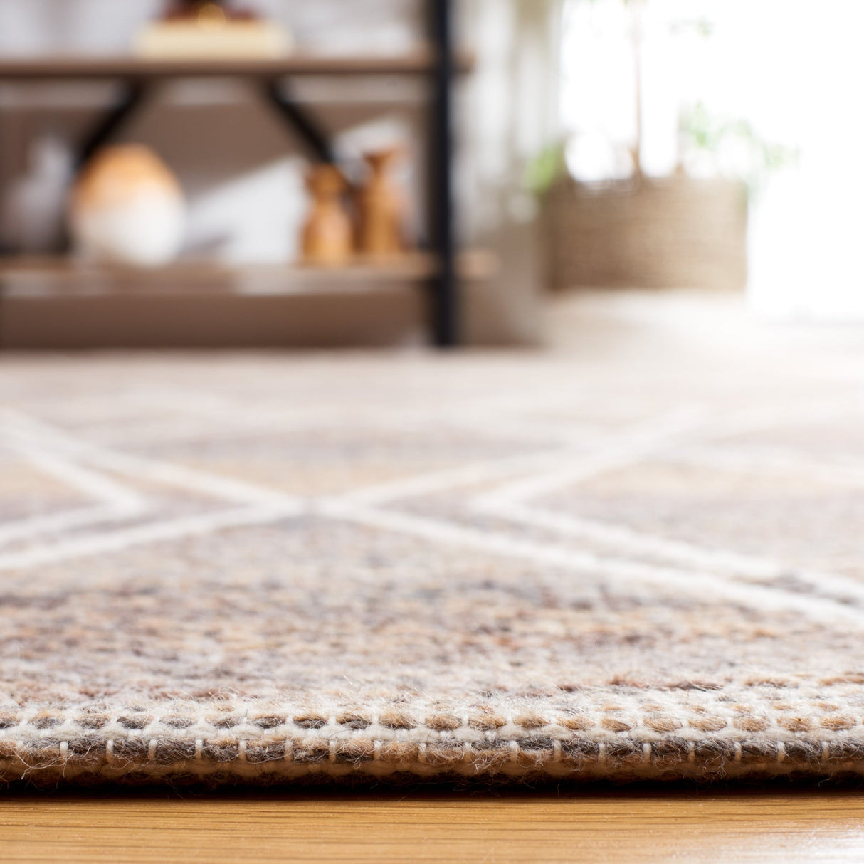 Safavieh Kilim Klm327T Brown/Grey Rug - Safavieh - klm327t - 6r