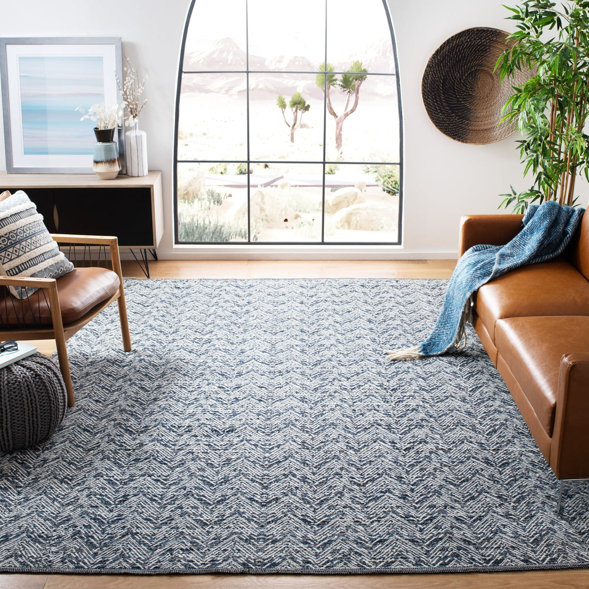 Safavieh Kilim Klm401N Navy Rug - Safavieh - klm401n - 4