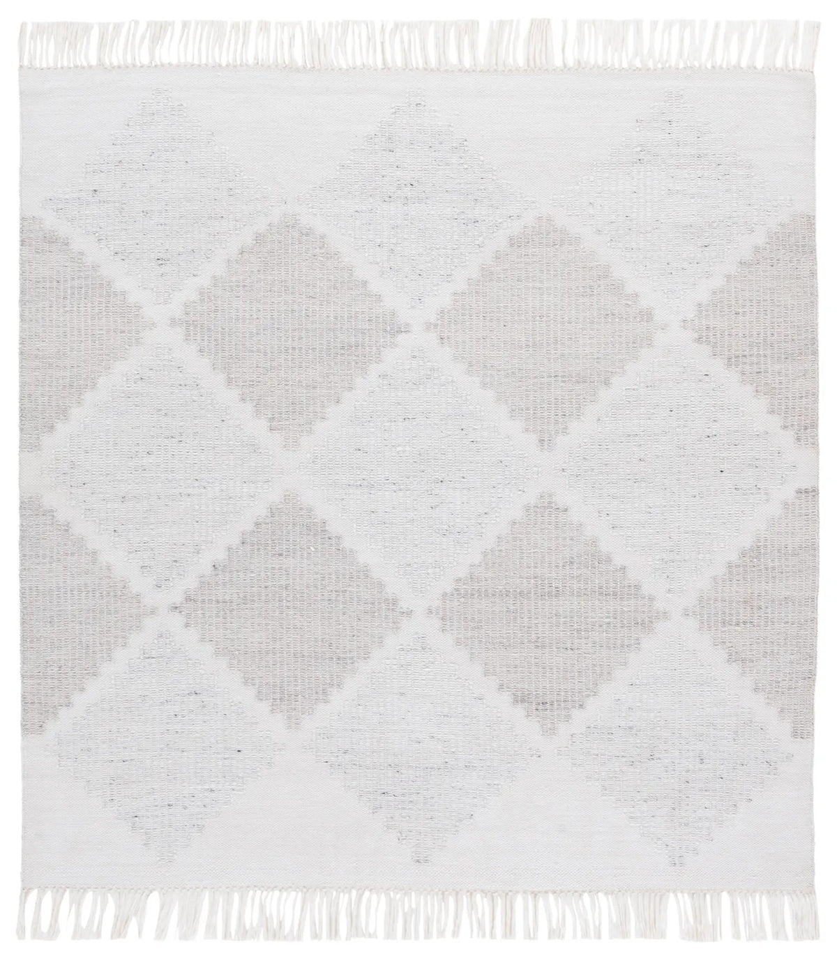 Safavieh Kilim 6'-0" x 6'-0" Rug in Light Grey / Beige
