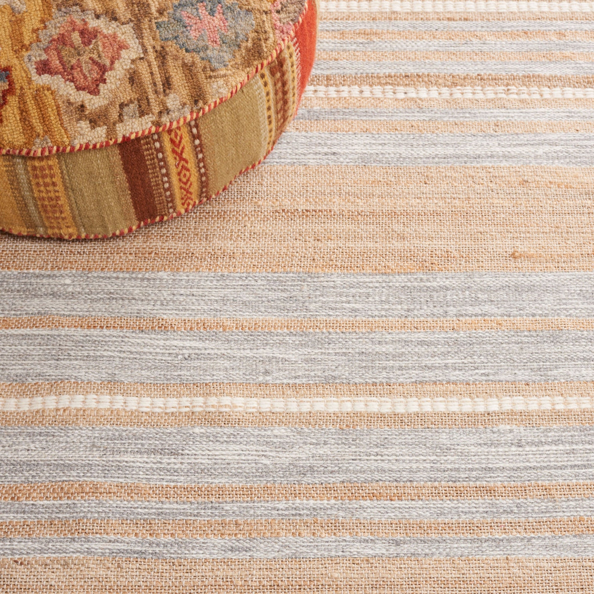 Safavieh Kilim Klm443F Natural/Grey Rug - Safavieh - klm443f - 28