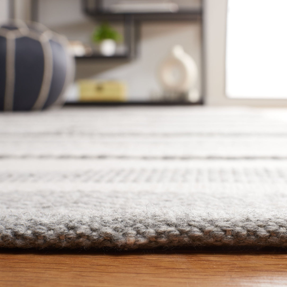Safavieh Kilim Klm445G Silver/Ivory Rug - Safavieh - klm445g - 28