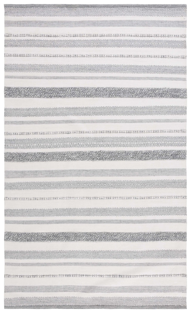 Safavieh Kilim Klm445G Silver/Ivory Rug - Safavieh - klm445g - 3