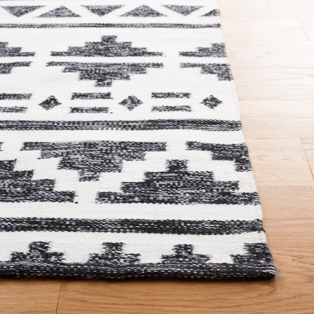 Safavieh Kilim Klm447Z Black/Ivory Rug - Safavieh - klm447z - 3