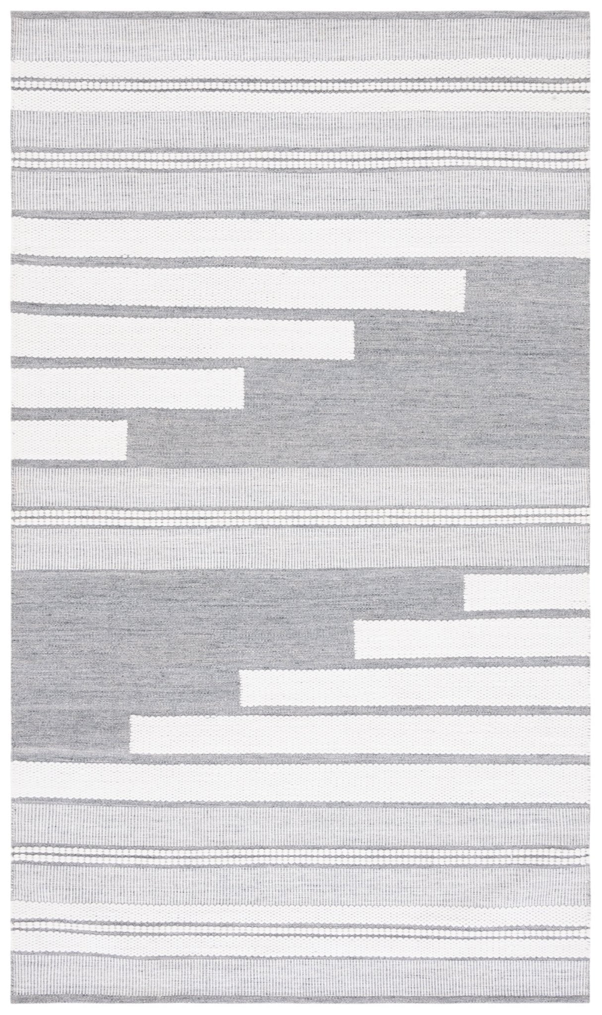 Safavieh Kilim Klm448F Ivory/Grey Rug - Safavieh - klm448f - 3