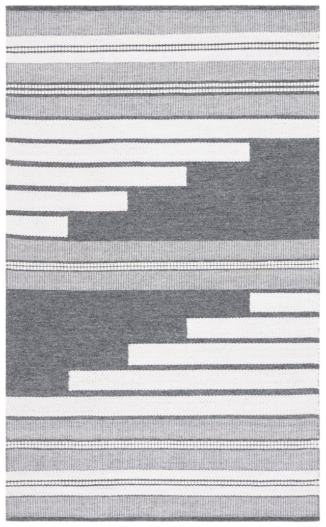 Safavieh Kilim Klm448H Ivory/Dark Grey Rug - Safavieh - klm448h - 3