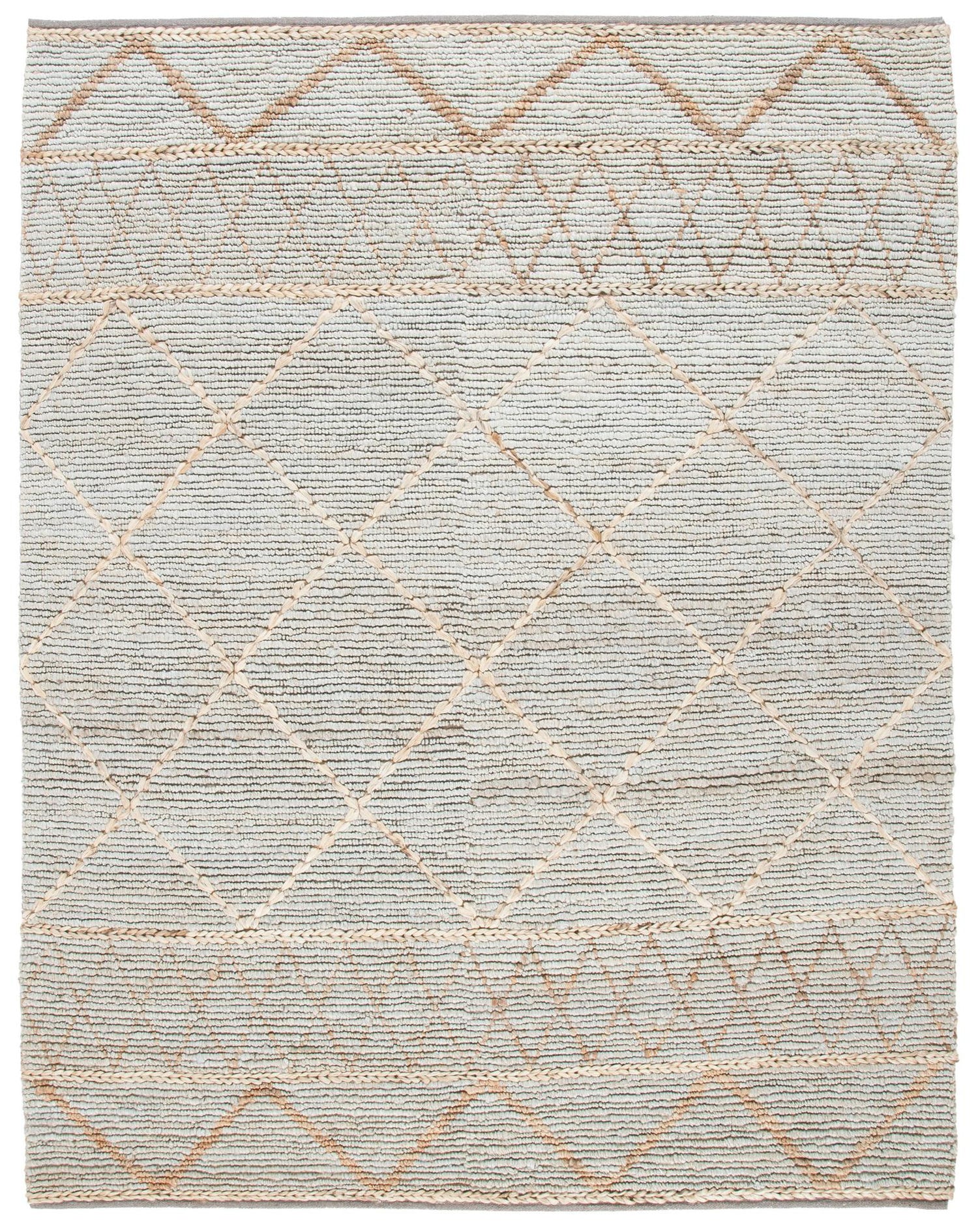 Safavieh Kilim Klm453G Silver/Natural Rugs - Safavieh - klm453g - 27