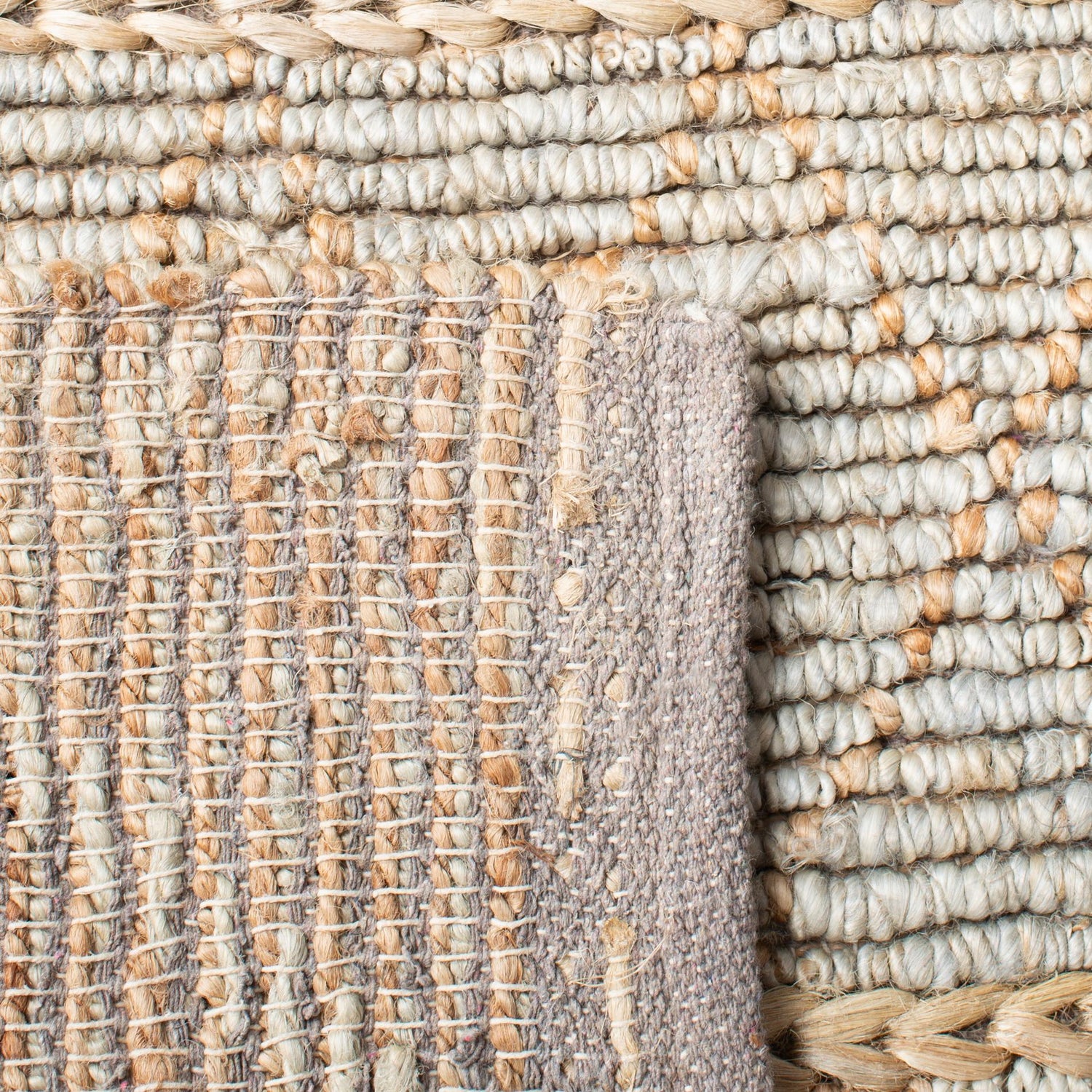 Safavieh Kilim Klm453G Silver/Natural Rugs - Safavieh - klm453g - 27