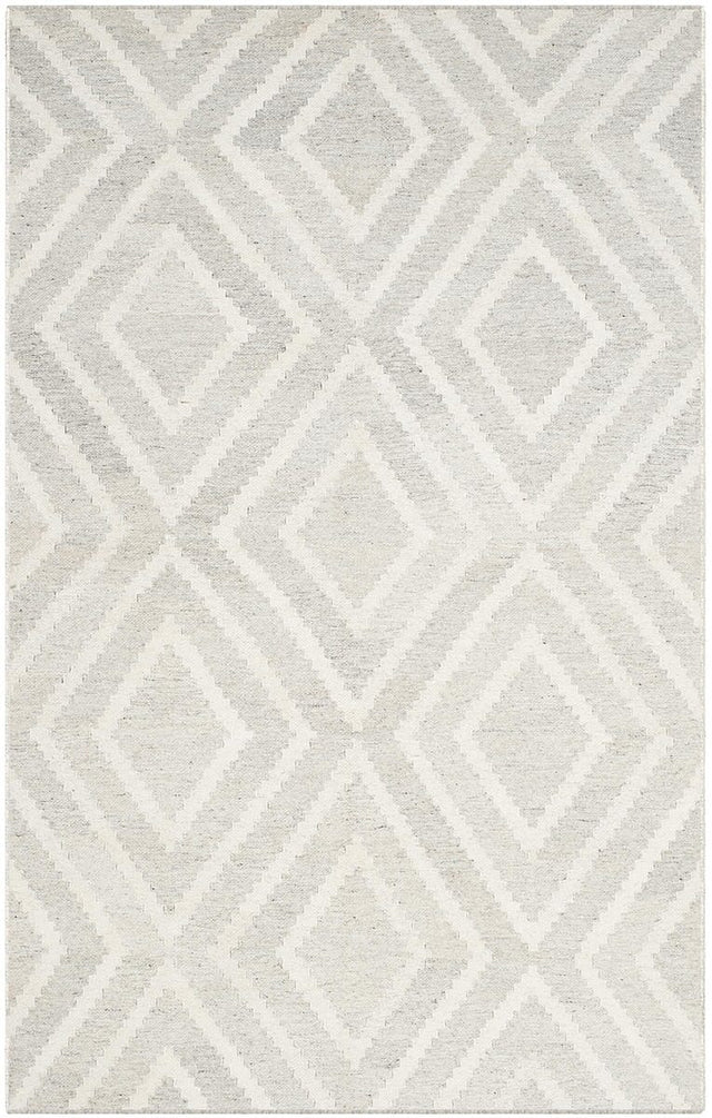 Safavieh Kilim Klm516D Ivory / Dark Grey Rugs - Safavieh - klm516d - 4