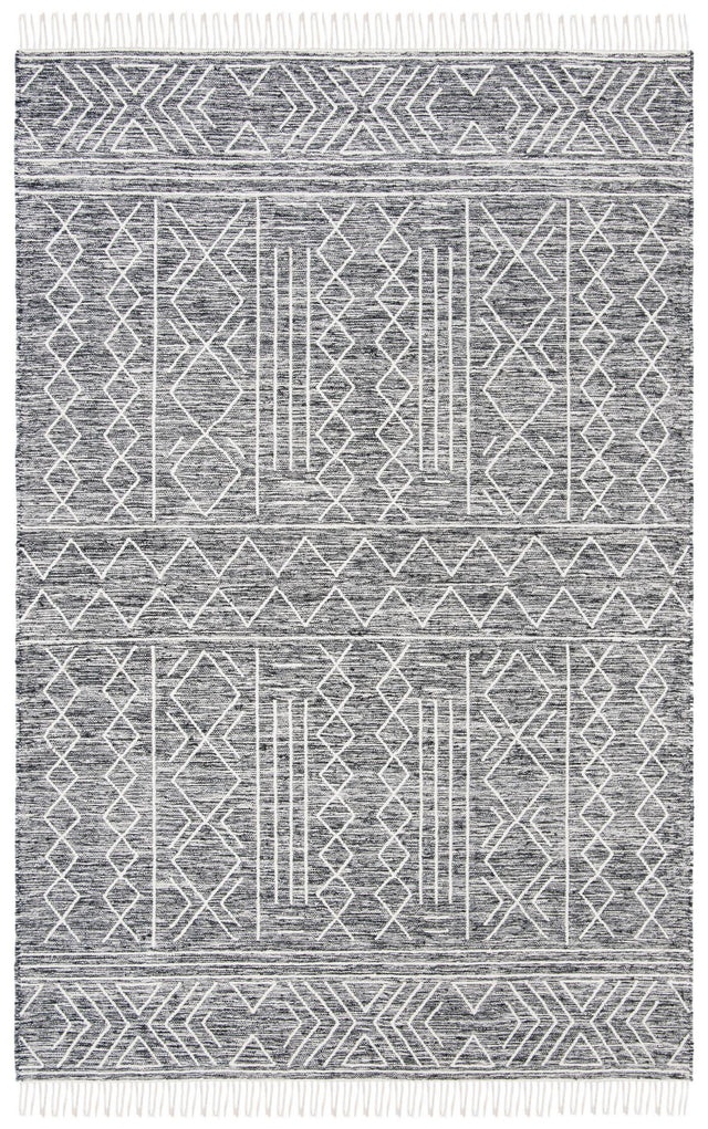 Safavieh Kilim Klm521A Black/Ivory Rugs - Safavieh - klm521a - 4