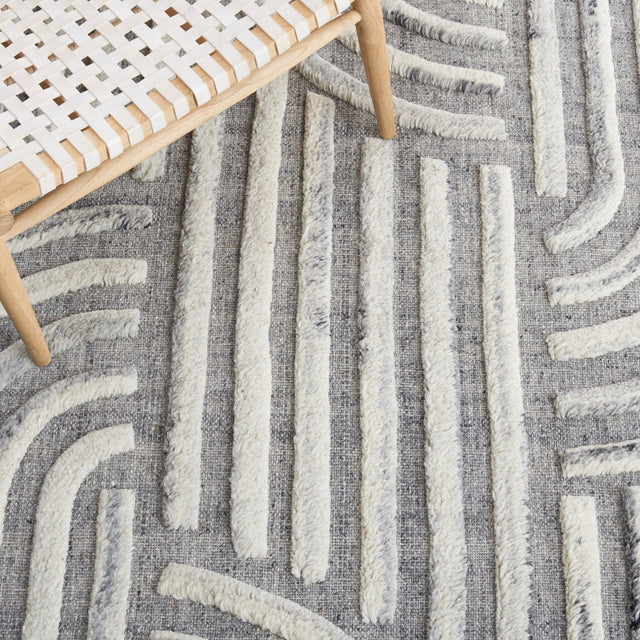 Safavieh Kilim Klm653G Dark Grey/Ivory Rug - Safavieh - klm653g - 29