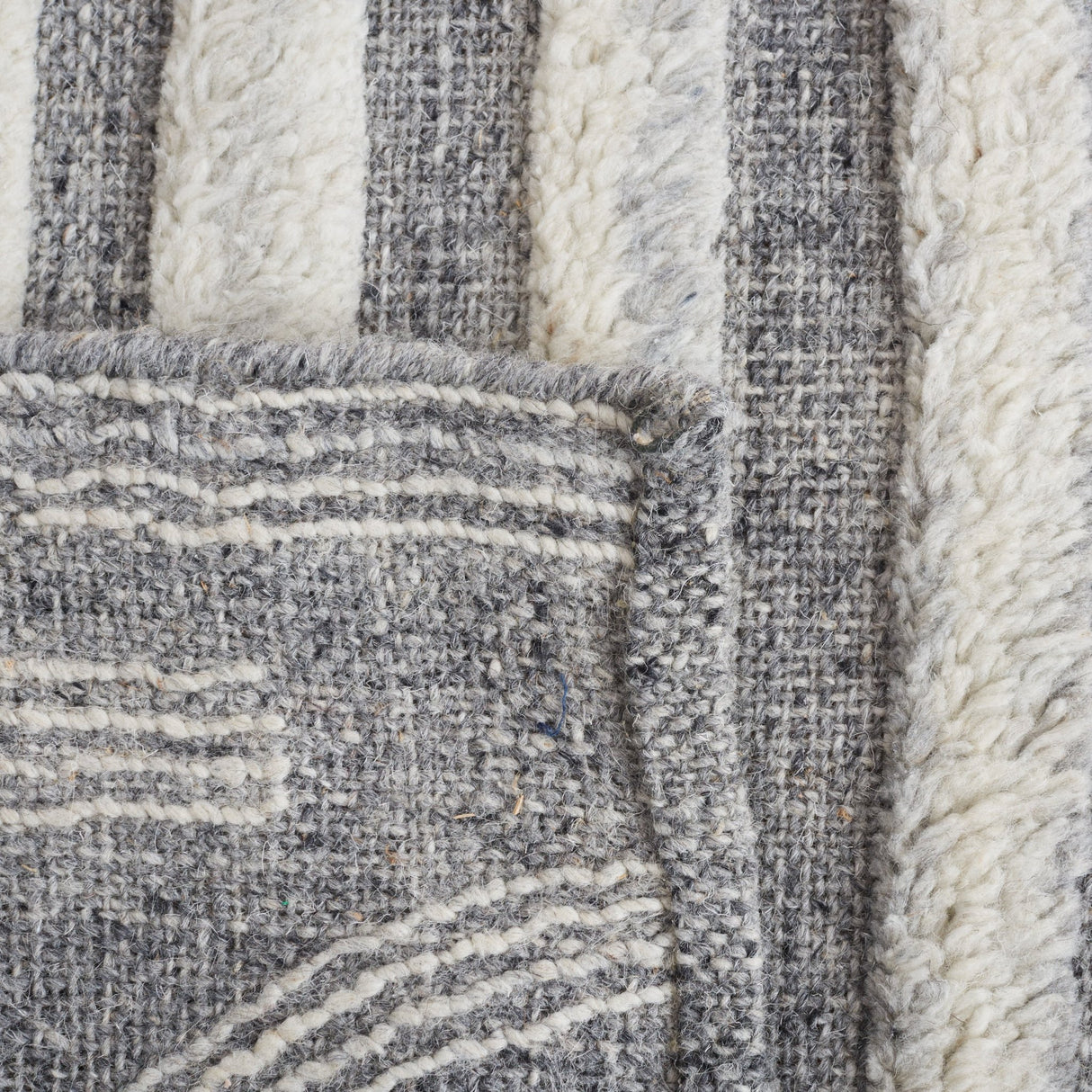 Safavieh Kilim Klm653G Dark Grey/Ivory Rug - Safavieh - klm653g - 29