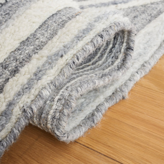 Safavieh Kilim Klm653G Dark Grey/Ivory Rug - Safavieh - klm653g - 29