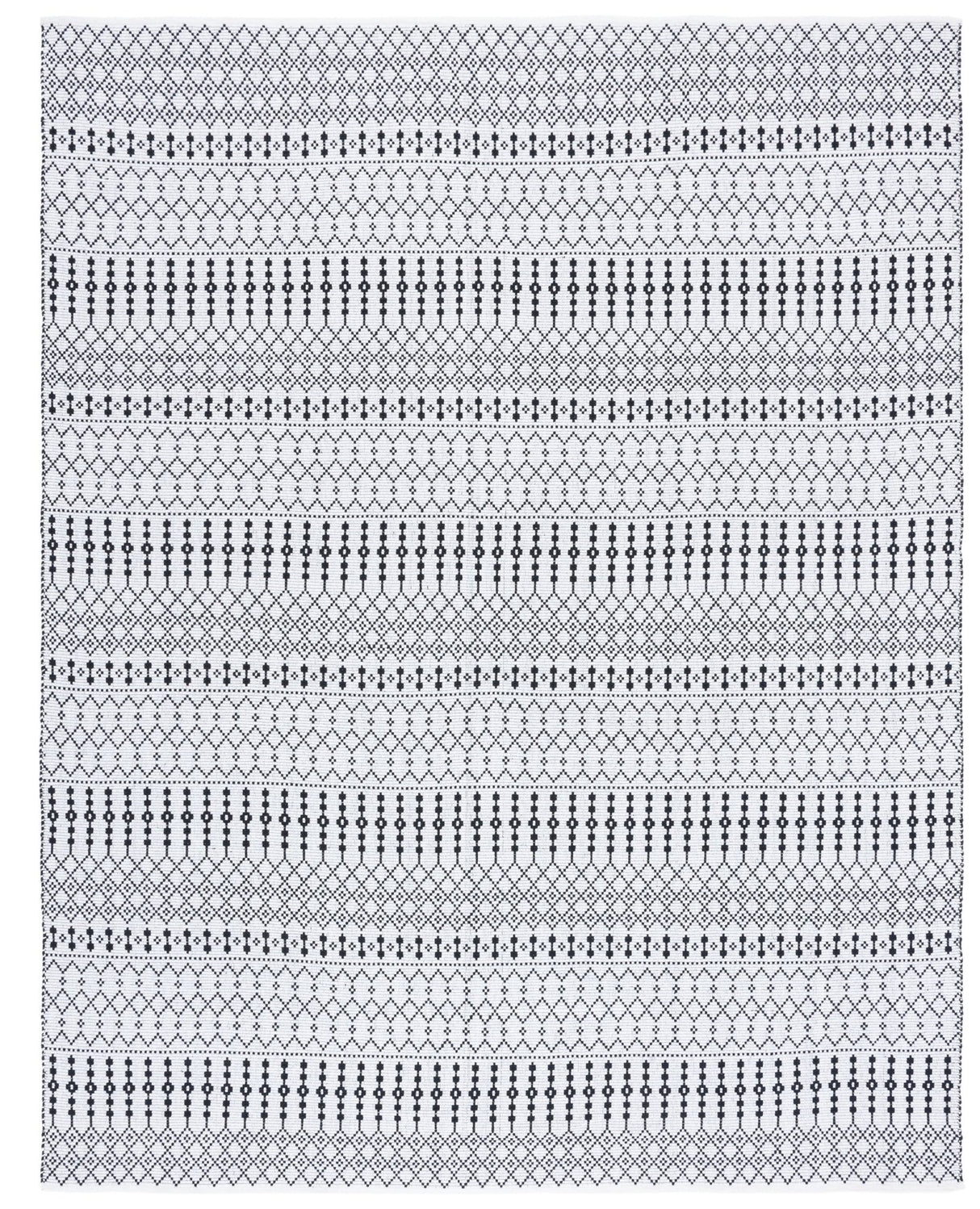 Safavieh Kilim Klm704A Ivory/Black Rugs - Safavieh - klm704a - 29