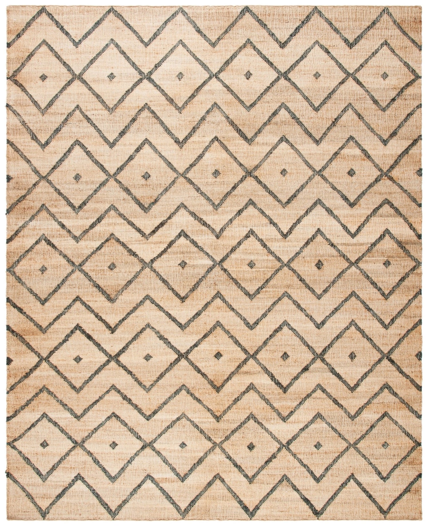 Safavieh Kilim Klm750A Natural/Charcoal Rug - Safavieh - klm750a - 4