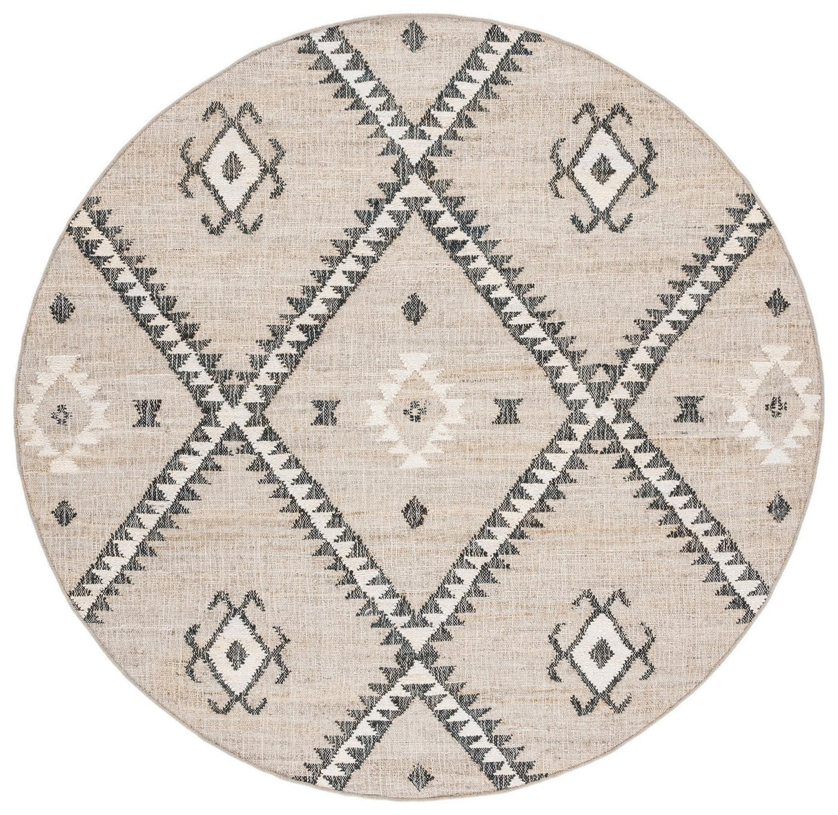 Safavieh Kilim Klm761F Grey/Black Rugs - Safavieh - klm761f - 7r