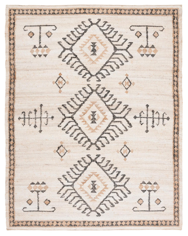 Safavieh Kilim Klm762A Ivory/Black Rugs - Safavieh - klm762a - 7r