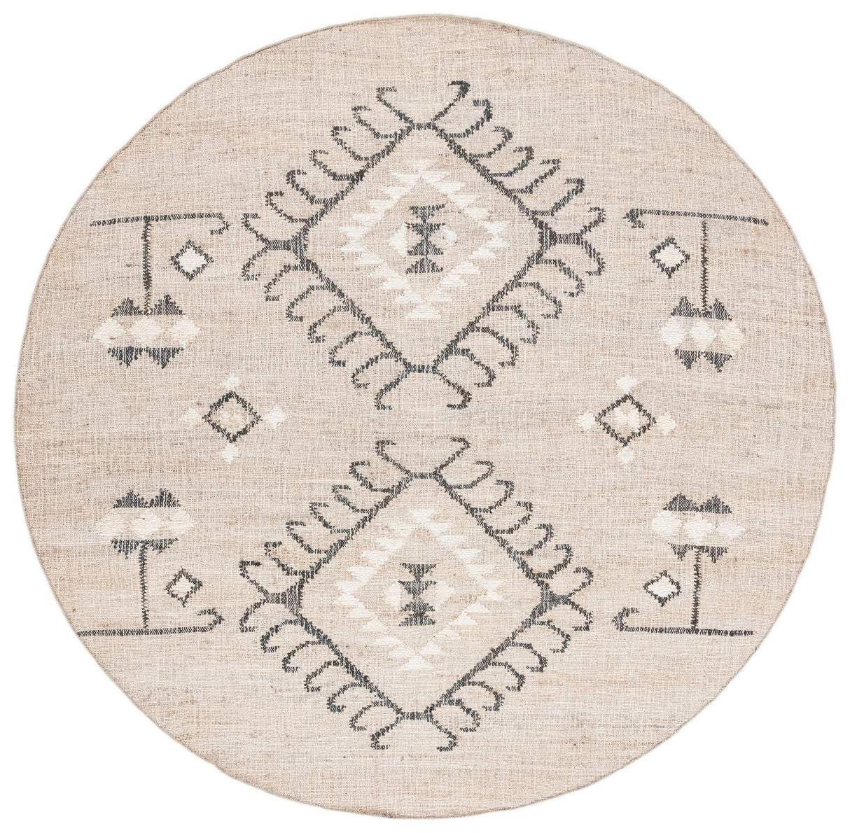 Safavieh Kilim Klm762F Grey/Black Rugs - Safavieh - klm762f - 7r