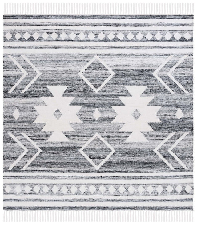 Safavieh Kilim Klm764F Grey/Ivory Rug - Safavieh - klm764f - 7r