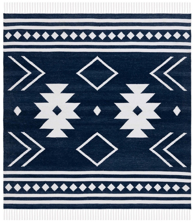 Safavieh Kilim Klm764N Navy/Ivory Rug - Safavieh - klm764n - 7r