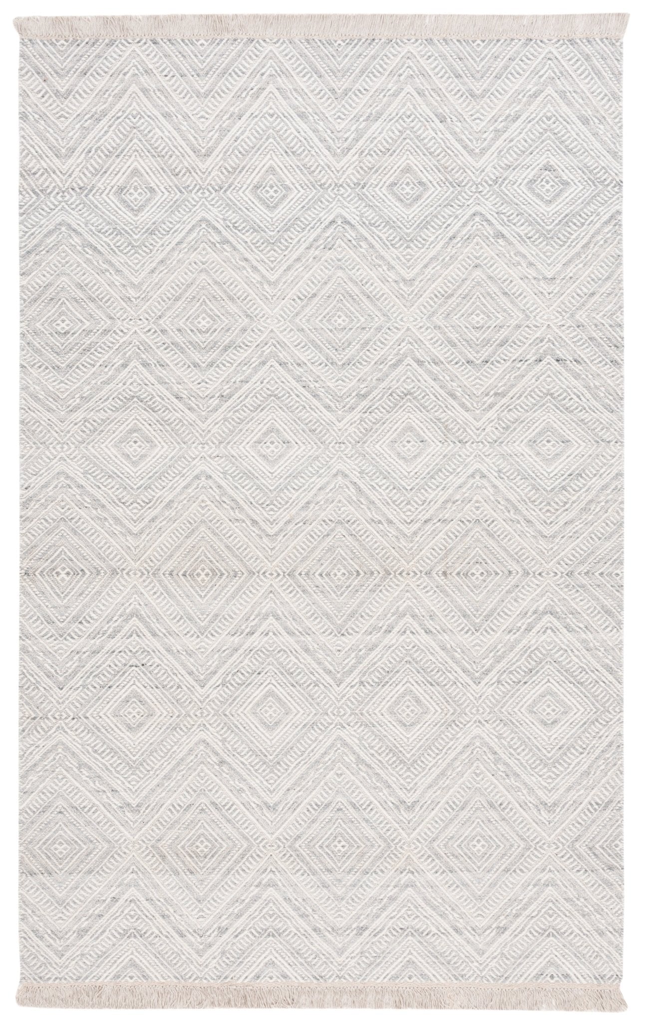Safavieh Kilim Klm767F Light Grey/Ivory Rug - Safavieh - klm767f - 3
