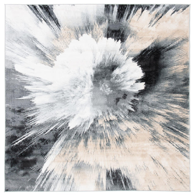 Safavieh Lagoon Lgn202H Charcoal/Ivory Rugs - Safavieh - lgn202h - 7sq