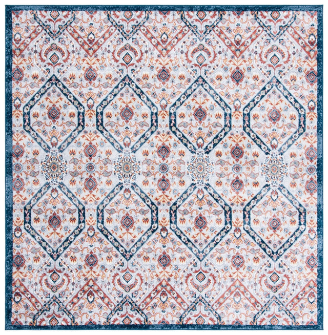 Safavieh Lagoon Lgn238U Brown/Navy Rugs - Safavieh - lgn238u - 7sq