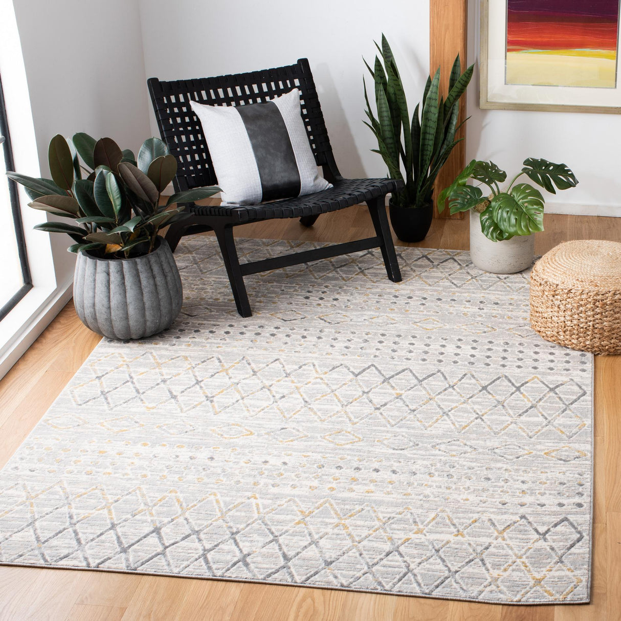 Safavieh Lagoon Lgn519F Grey/Gold Rugs - Safavieh - lgn519f - 4