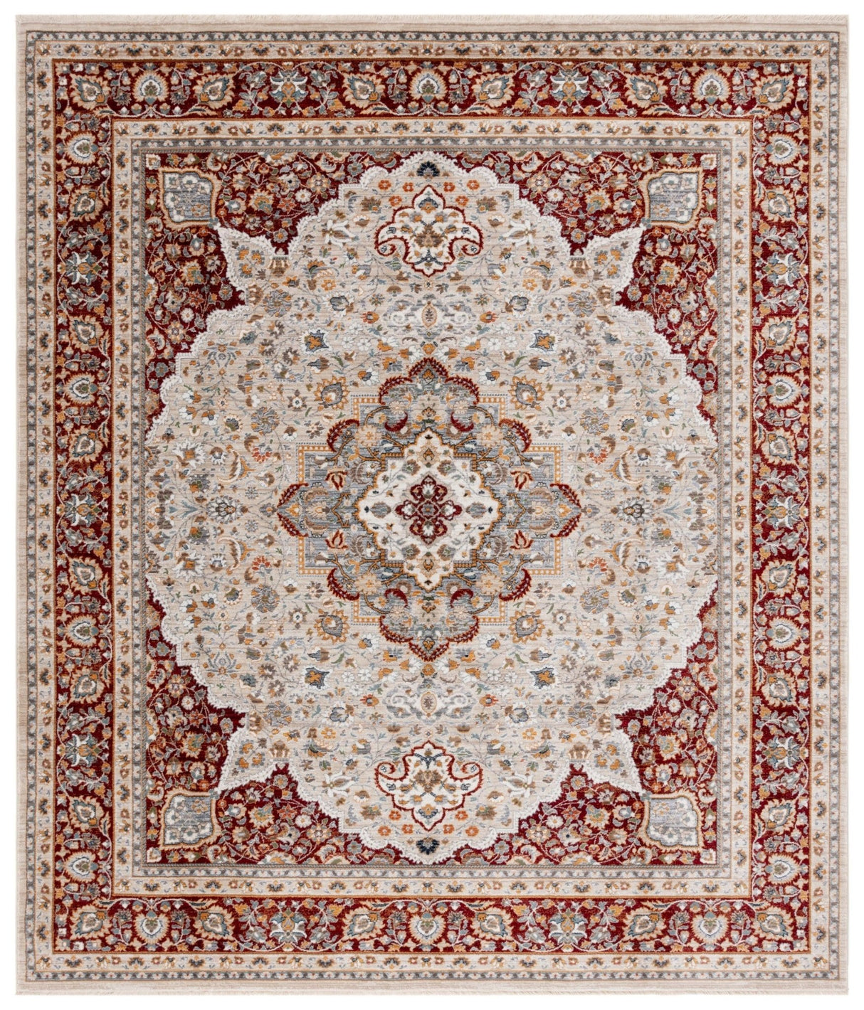 Safavieh Lauren Ralph Lauren Lrl1120B Beige/Red Rug - Safavieh - lrl1120b - 4