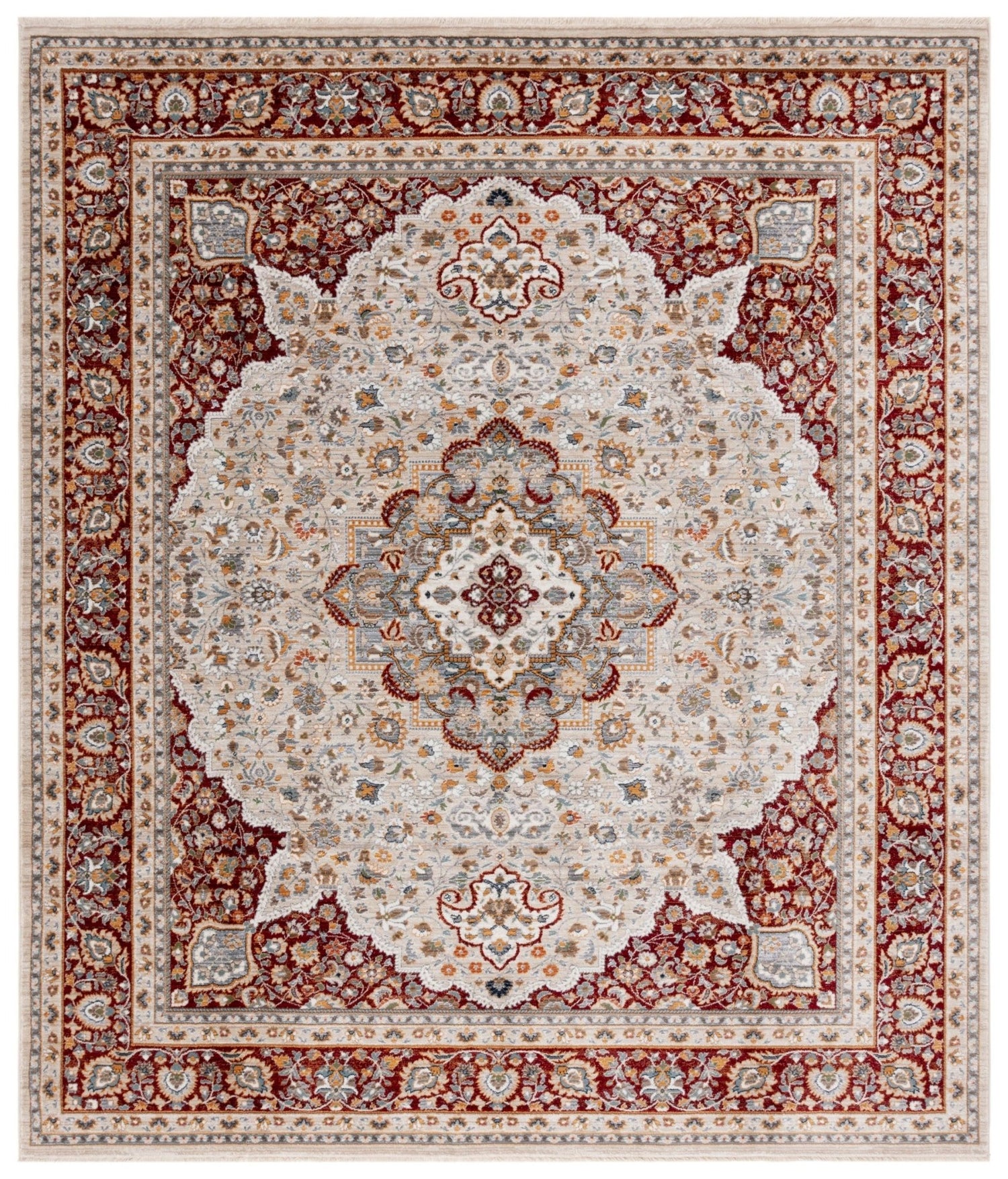 Safavieh Lauren Ralph Lauren Lrl1120B Beige/Red Rug - Safavieh - lrl1120b - 4
