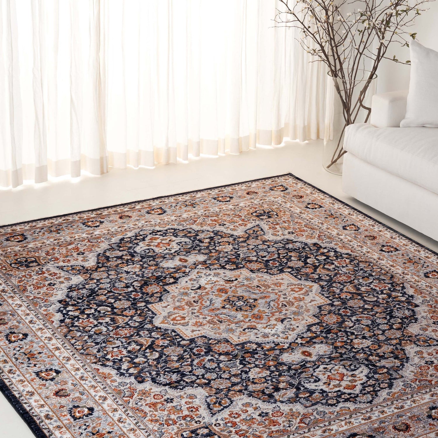 Safavieh Lauren Ralph Lauren Lrl1120N Navy/Beige Rug - Safavieh - lrl1120n - 4