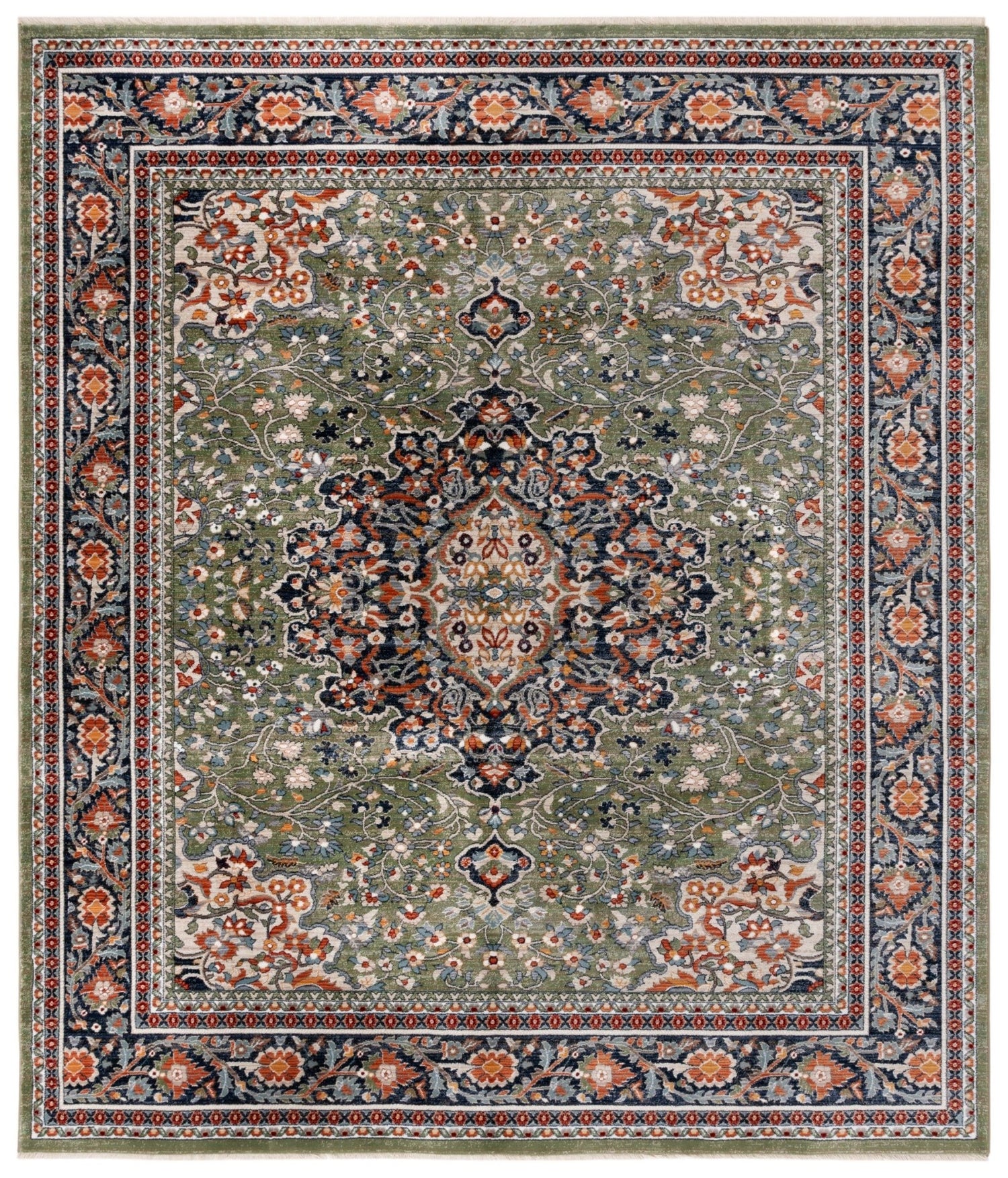 Safavieh Lauren Ralph Lauren Lrl1121Y Green/Navy Rug - Safavieh - lrl1121y - 4